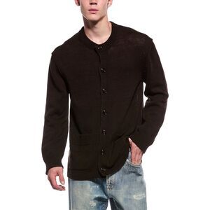 Our Legacy Mens  Parlor Cardigan, Brown
